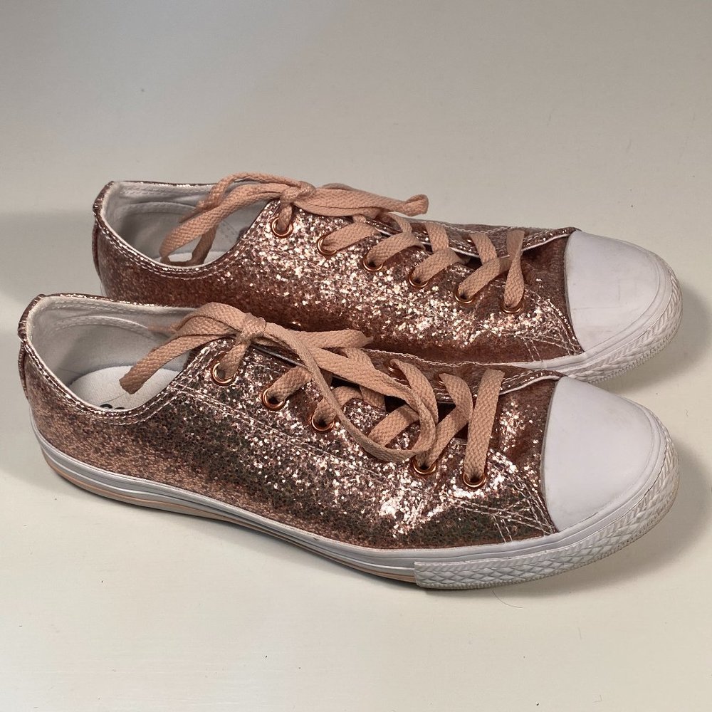 Converse Glitter Sneakers Junior 6 (women 7.5)